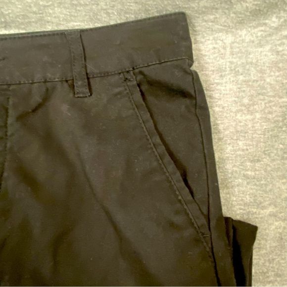 Asos Design Womens Black Button Fly Straight Leg Skinny Ankle Pants Size 28x30‎ - Picture 7 of 15